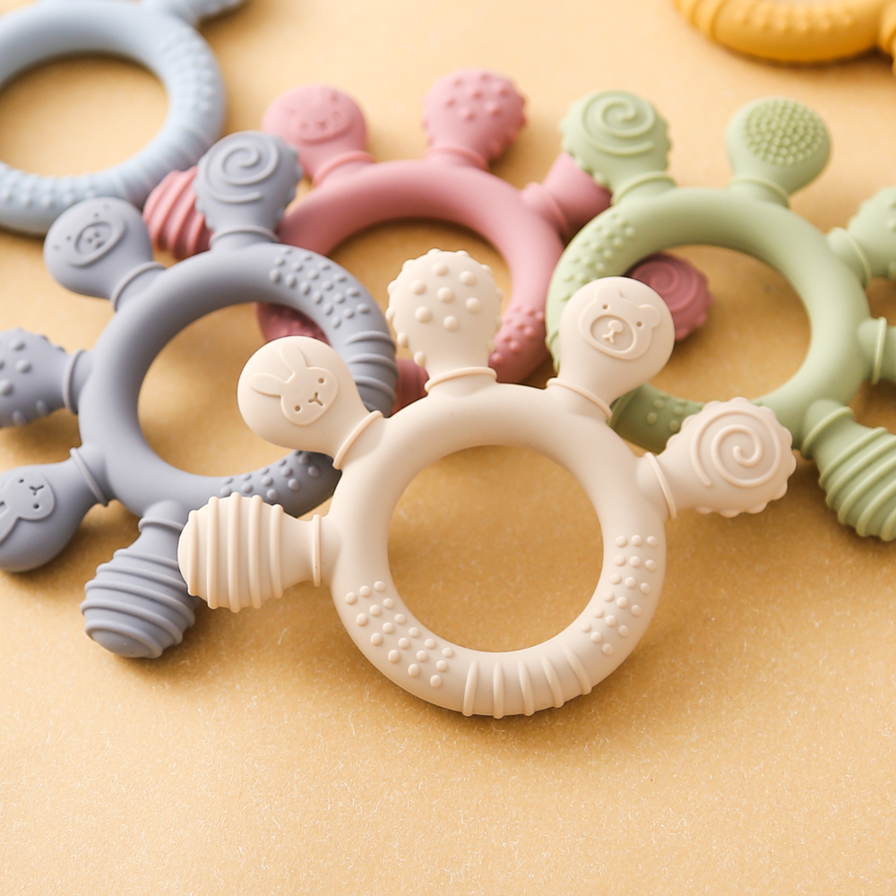 Baby Products Name - Multi-Directional Silicone Baby Teether – Infant
