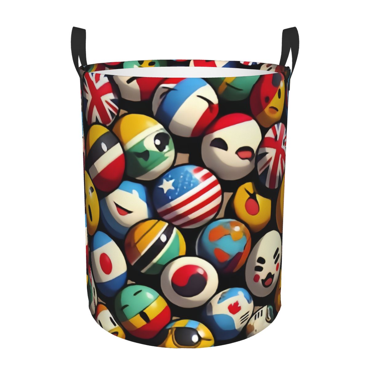 Baby Products Hamper - Custom Countryball Manga Artistic Style Laundry