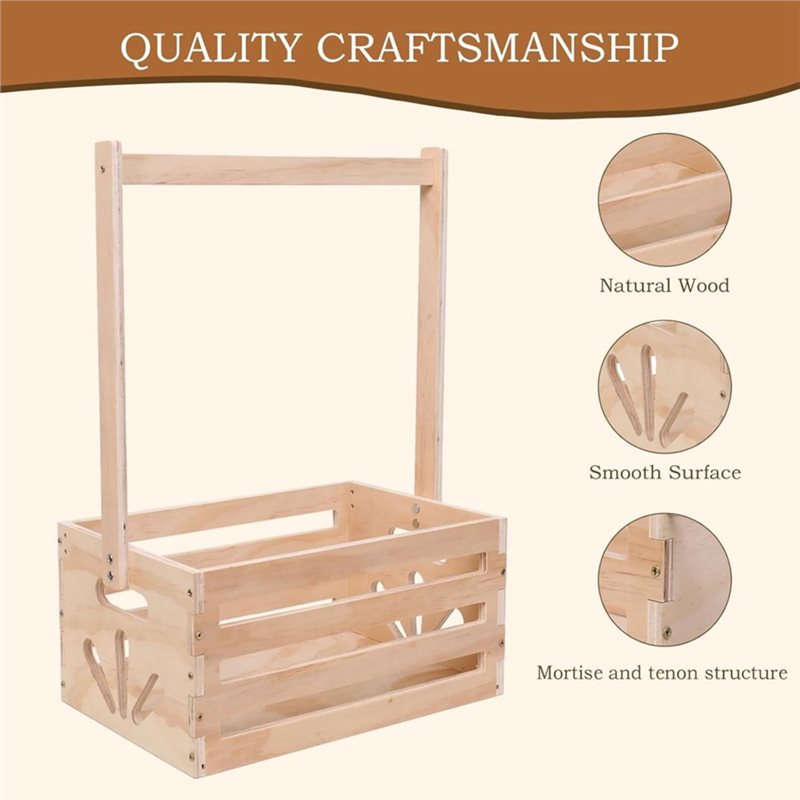 Wooden Baby Shower Gift Basket - Baby Products Hamper recension och pris