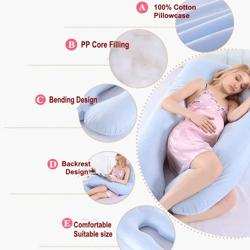 Pregnancy Pillow 130*70cm Slee - Nursing Pillow Breastfeeding recension och pris