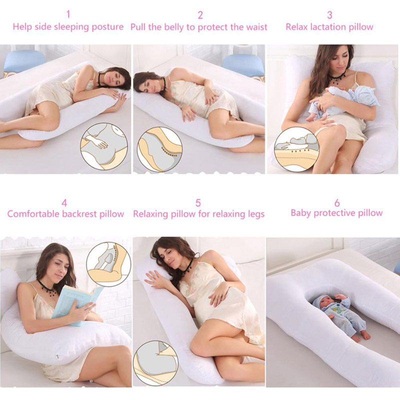 Pregnancy Pillow 130*70cm Slee - Nursing Pillow Breastfeeding recension och pris