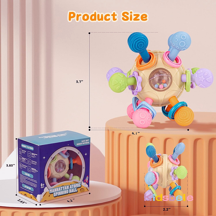 Newborn Infant Shake Grab Spin - Baby Products Newborn recension och pris