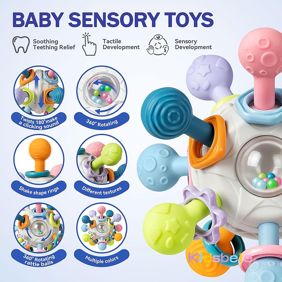 Newborn Infant Shake Grab Spin - Baby Products Newborn recension och pris