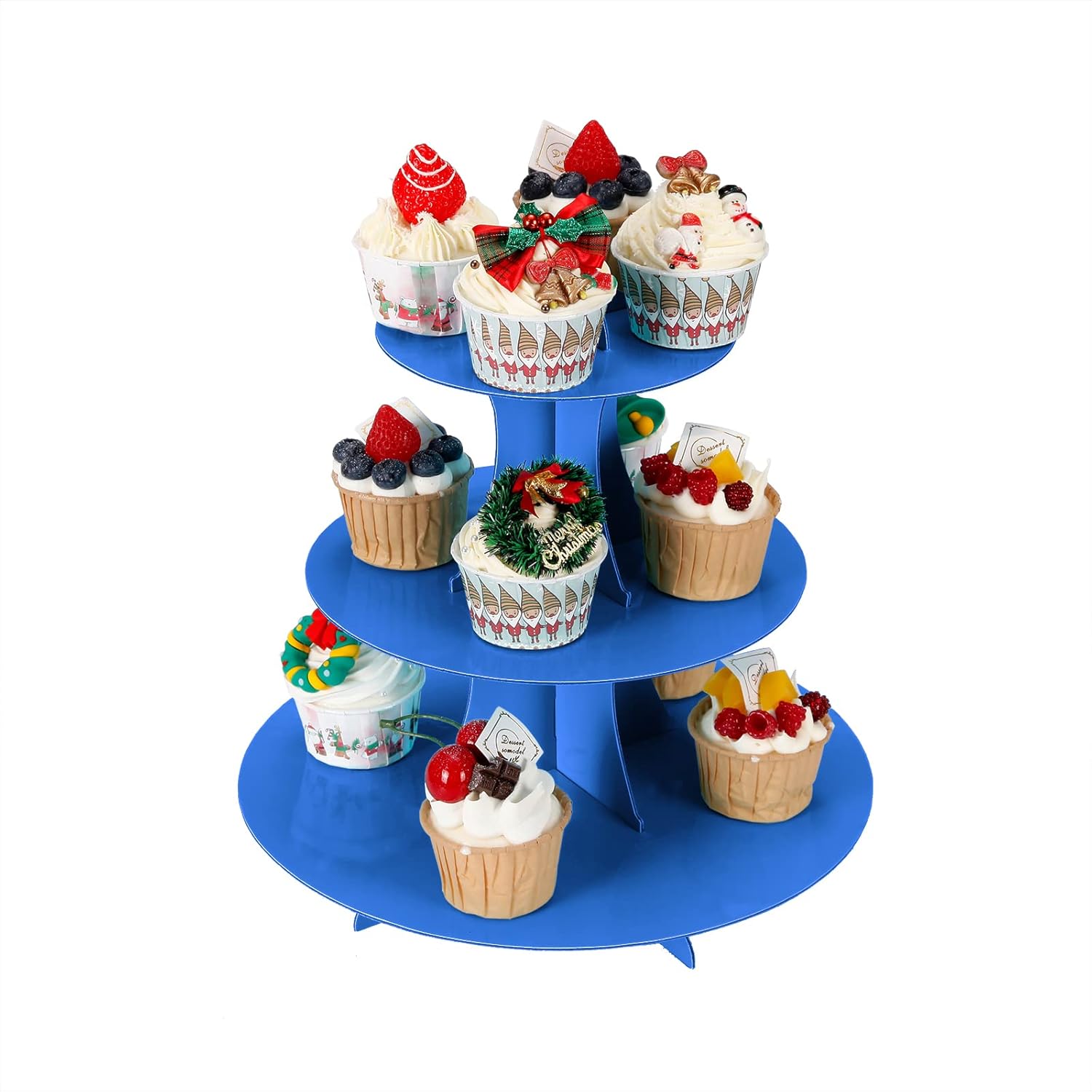 3-Tier Cupcake Stand, 2Pcs, St - Baby Products In recension och pris