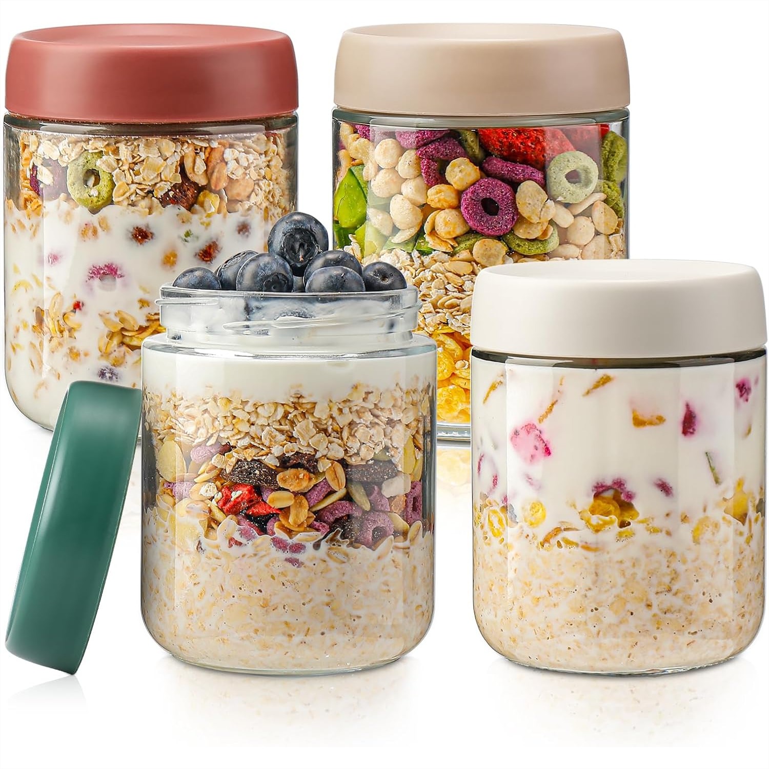 Glass Overnight Oats Container - Baby Products In recension och pris