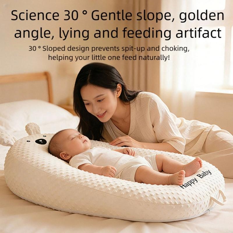 Baby Dotted Incline Pillow Car - Nursing Pillow Breastfeeding recension och pris