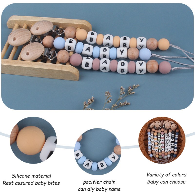 Dummy Holder Clip Customizatio - Baby Products Name recension och pris