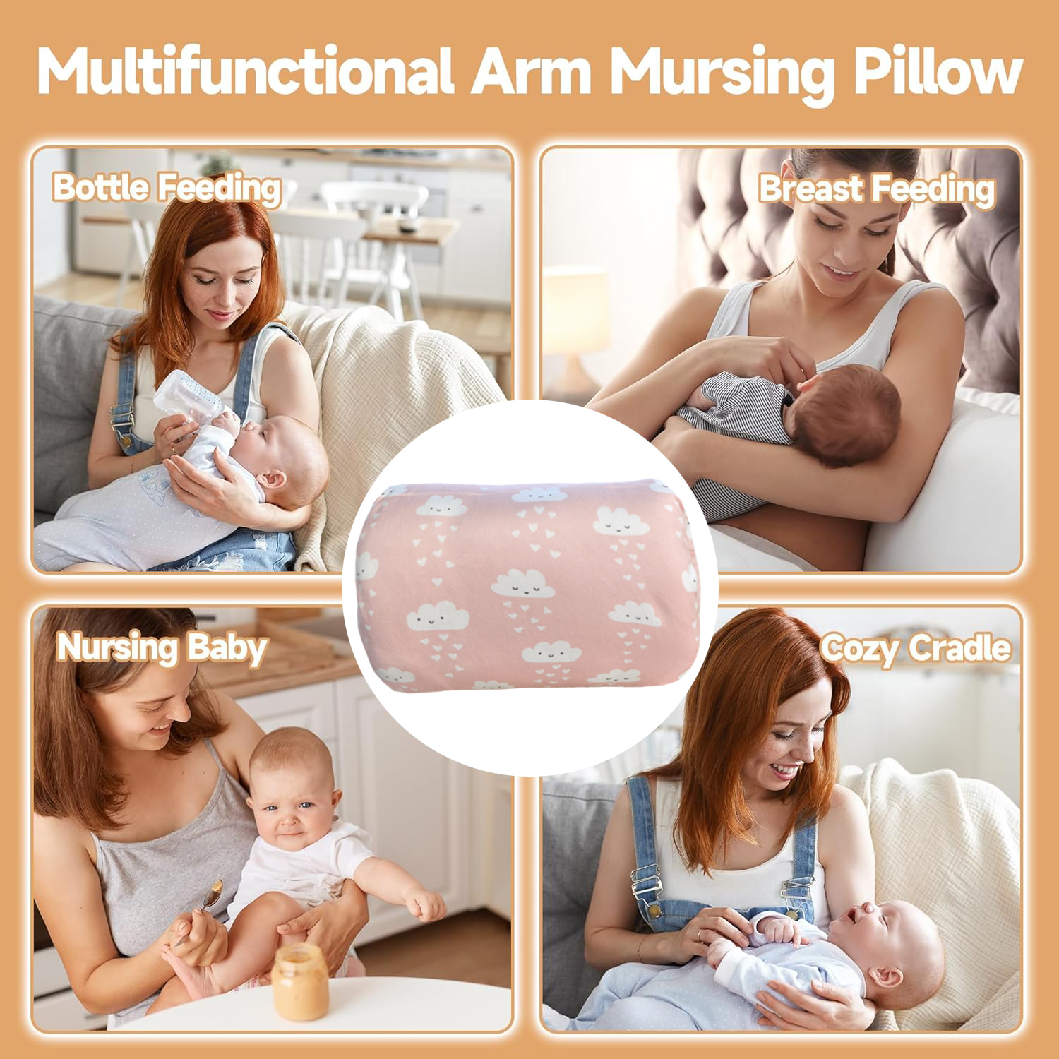 1PC Baby Feeding Arm Pillow,So - Nursing Pillow Breastfeeding recension och pris