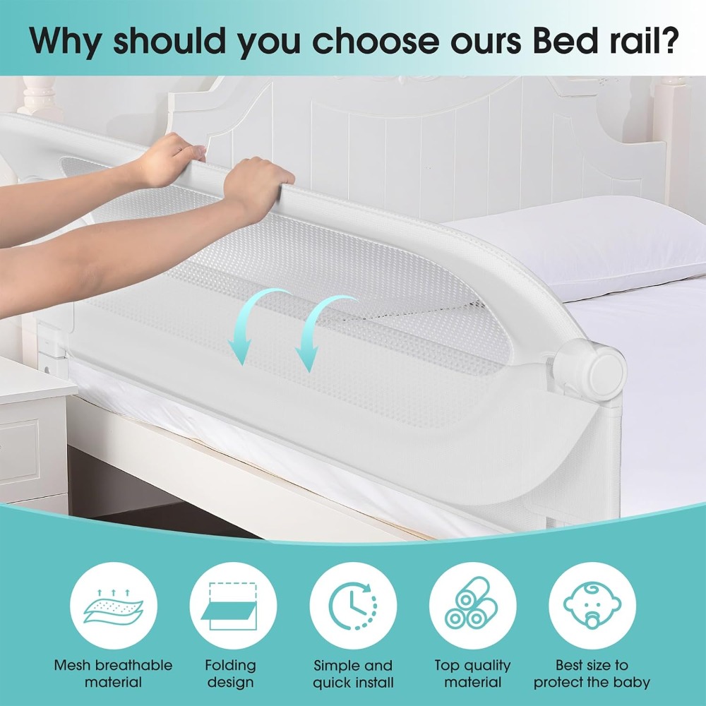Baby Bed Rail Guard for Toddle - Baby Products In recension och pris